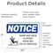 Signmission 7 in Height, 10 in Width, Vinyl Decal, Rectangle OS-2PACK-NS-D-710-L-17980 - alternate 3